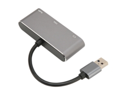 Conversor (usb3.0 Para Hdmi Vga 3 Em 1 Tela Dividida Hd)