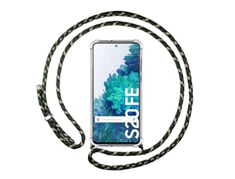 Carcasa Samsung Galaxy S20 FE TUMUNDOSMARTPHONE Colgante Verde