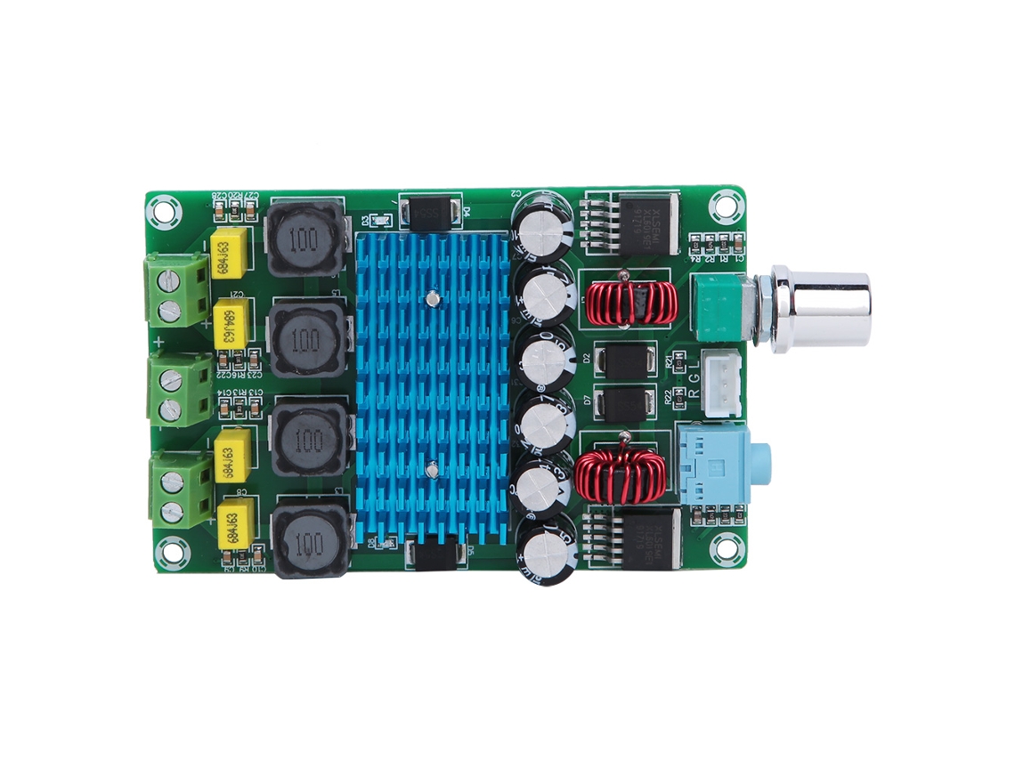 Ycy-placa Amplificador Digital Estéreo Dual Canal Tpa3116d2 50wx2 12v Xh-m643 Sin Distorsión Auto Boost