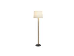 Lampara Pie Metal Cuerda 42x42x151cm