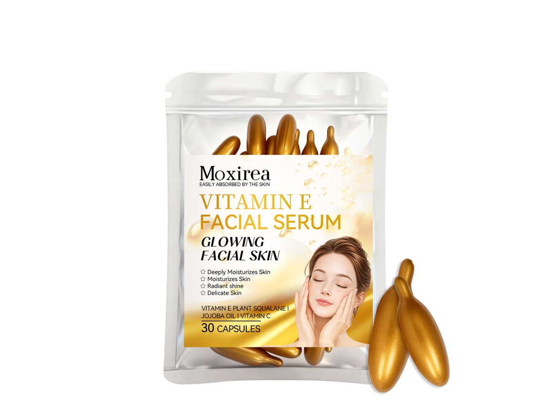 Cápsulas hidratantes de vitamina E para la piel