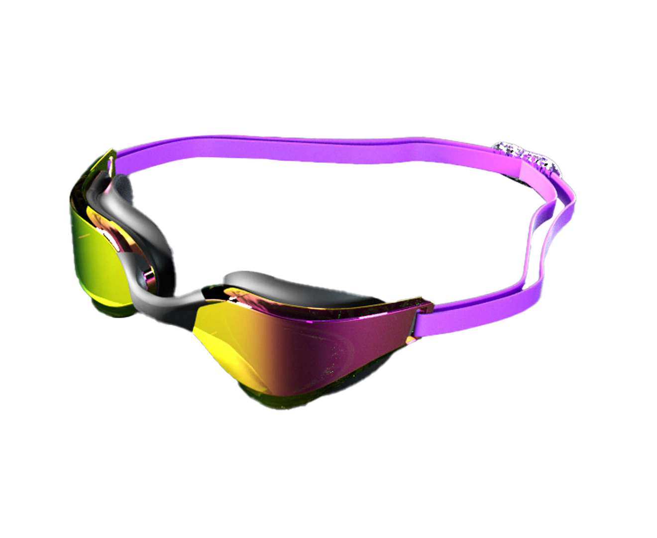 Gafas de natación - Accesorios para piscina dorados y negros ZMDECQNA