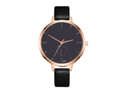 Reloj De Pulsera De Negocios Para Mujer Con Correa De Pu, Esfera Redonda, Cuarzo, Moda Zhoulianfa