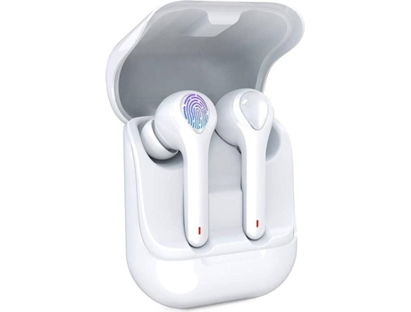 Auriculares Bluetooth True Wireless CHRONUS LYEJL146 (In Ear - Micrófono - Noise Cancelling - Blanco)
