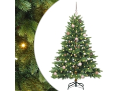 Decoración navideña de plástico verde vidaxl (150 cm)