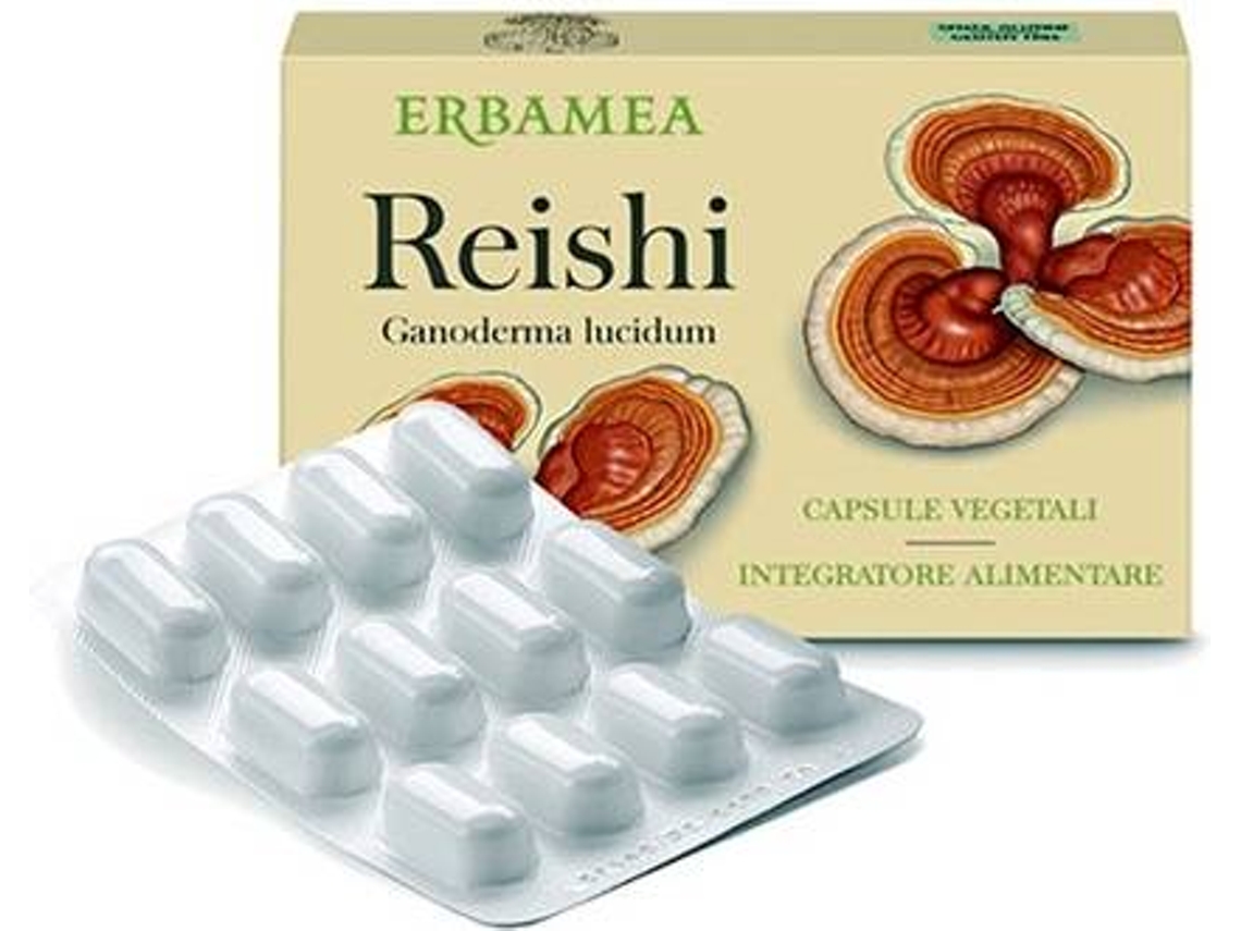 Complemento Alimentar ERBAMEA Reishi (24 cápsulas vegetais de 400mg)