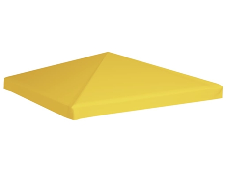 vidaXL Toldo de cenador 270 g/m² 3x3 m amarillo