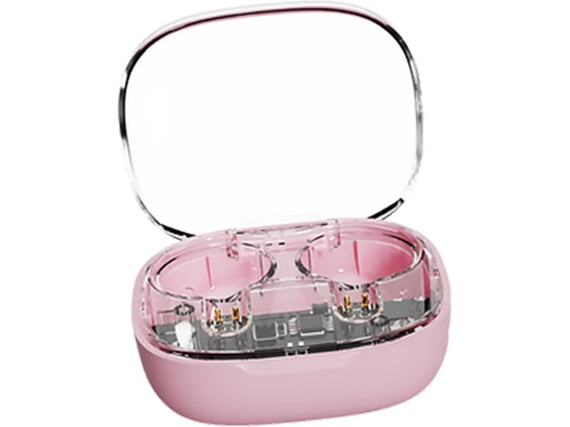 Auriculares Bluetooth True Wireless STREETZ T150 (In Ear - Micrófono - Rosa)