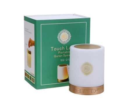 Altavoz Neufu Portable Blutooth Koran Key Lamp Night Light 8Gb Tarjeta Fm Radio Gold B19405