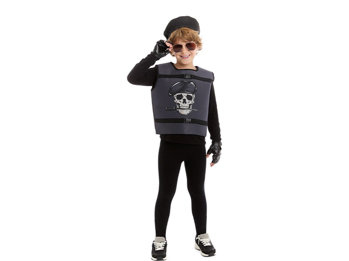 Kit de Mercenario Calavera para niño
