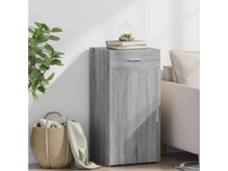 Aparador Madera De Ingeniería Gris Sonoma 45x42,5x93 Cm