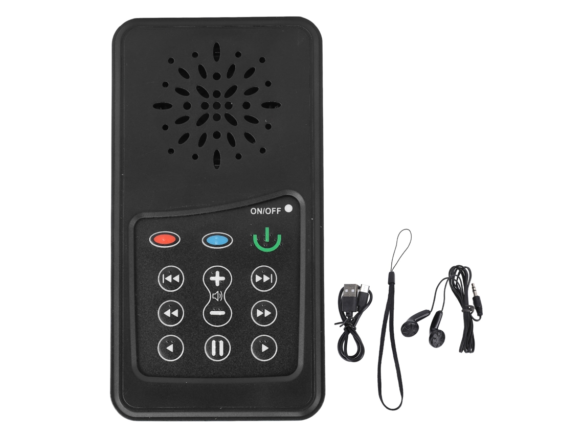 Leitor Eletrônico De Escrituras Solar 4g 900mah Player De Áudio Portátil Com Memória Inteligente