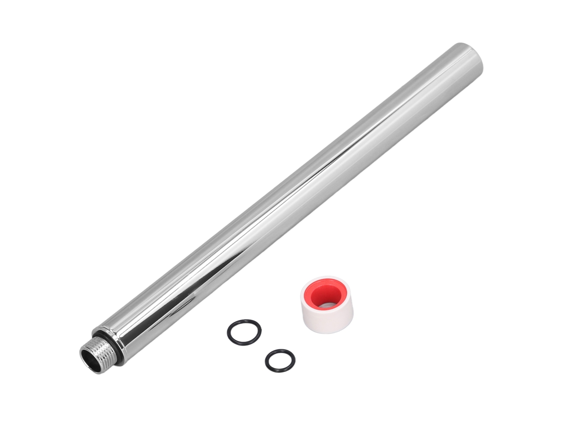 Extensión de brazo de ducha de cobre para la decoración del baño