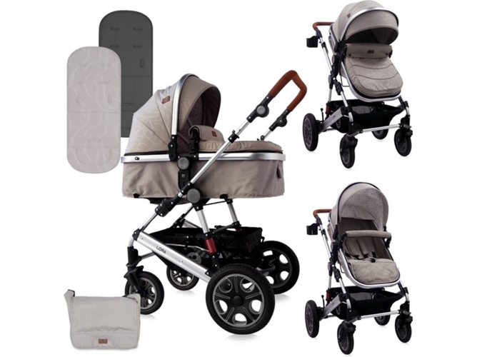 Carrito de Bebé Duo LORELLI 2 Em 1 Gris