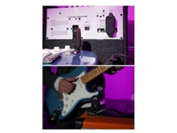 Transmisor y receptor de sistema de guitarra inalámbrico, transmisor y receptor de audio inalámbrico recargable para guitarra eléctrica Rosewell