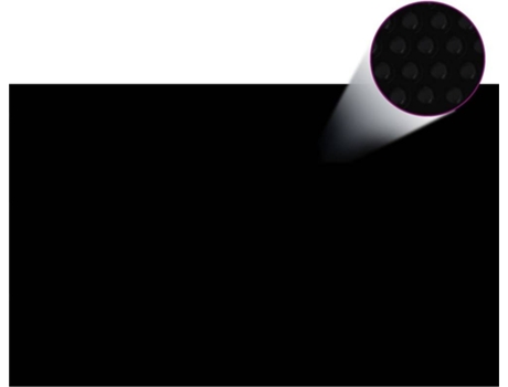 vidaXL Cubierta de piscina PE negro 260x160 cm