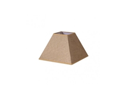 Pantalla Piramide Divos E27 Marron 35dx15dx25h Saco-yute
