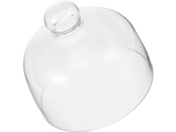 Tapa Protectora de Vidrio Transparente para Pasteles, Tapa Hemisférica, 115 cm de Diámetro y 9 cm de Grosor.
