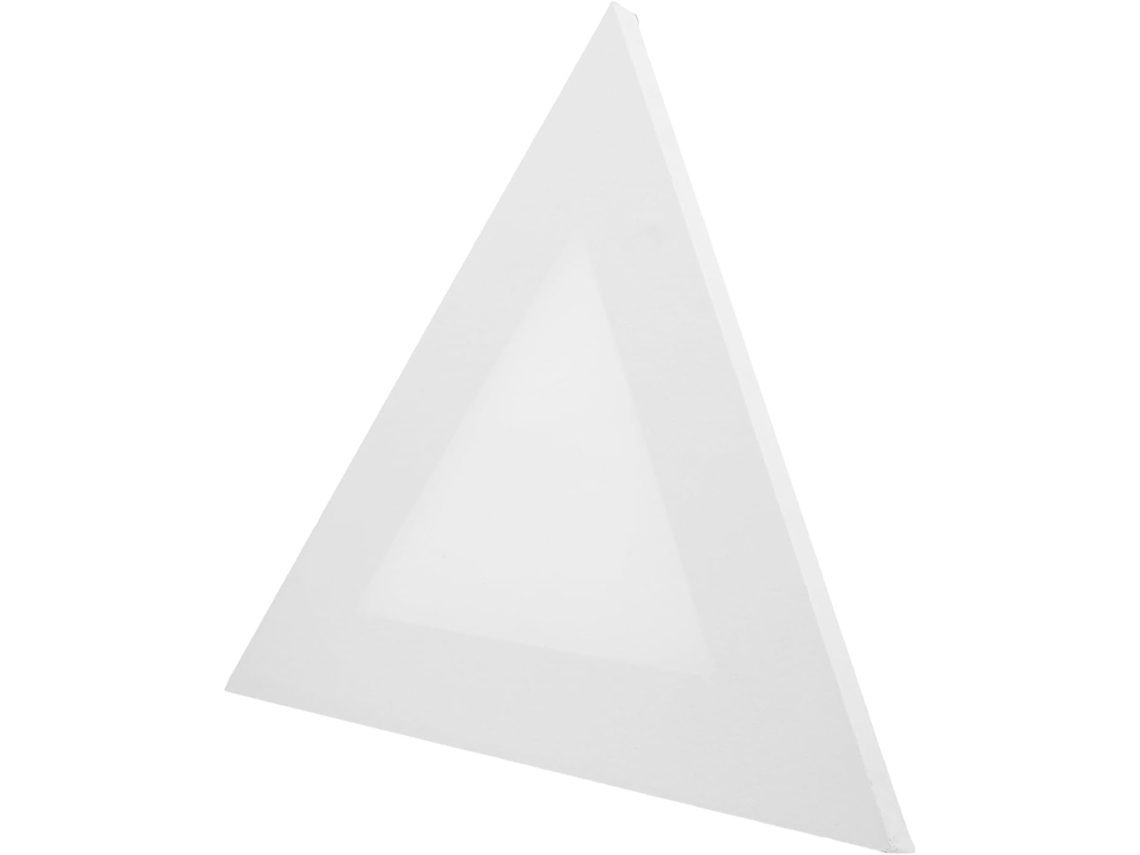 Lienzo Triangular De Madera Para Pintura Al Óleo Blanca, Fiable, Duradero Y Adecuado Para Principiantes.