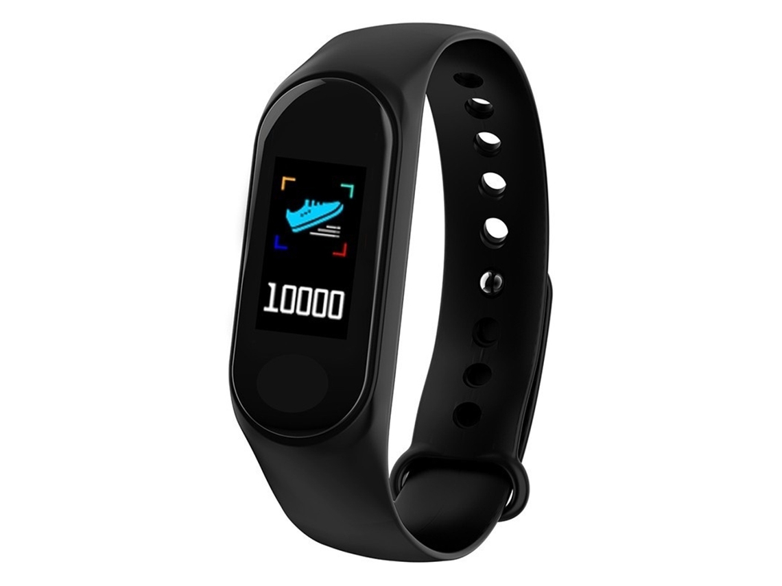 Pulseira Inteligente M3 Ip65 Impermeável Monitor De Frequência Cardíaca Fitness Tracker Esportivo