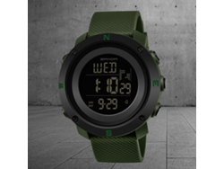 Reloj Digital Deportivo Impermeable Luminoso Multifuncional Para Hombre Niño Verde(l)
