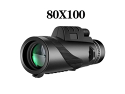 RUMOCOVO Potente Monocular Portátil con Zoom Hd 80X100 para Caza y Camping Blanco