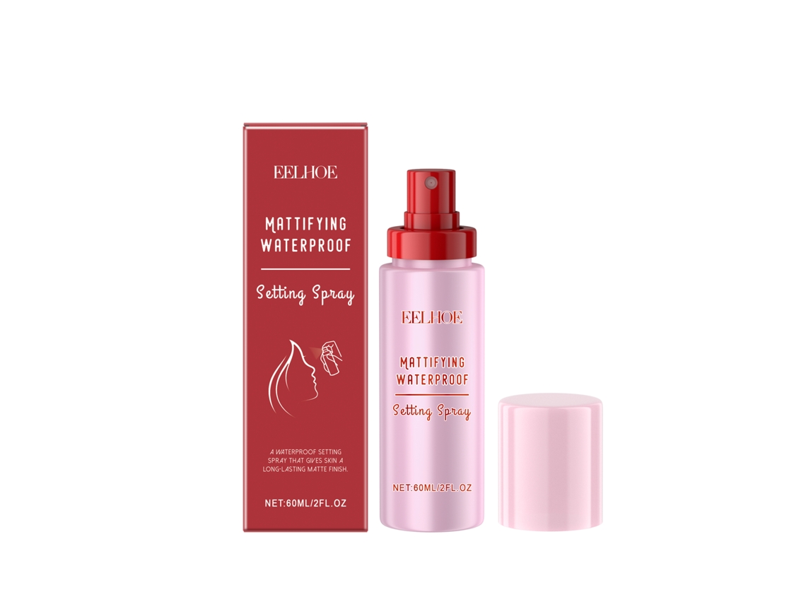 Spray fijador mate ligero para maquillaje