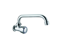 Grifo de Pared Caño Alto 1 Agua Cromado - (H110229C)