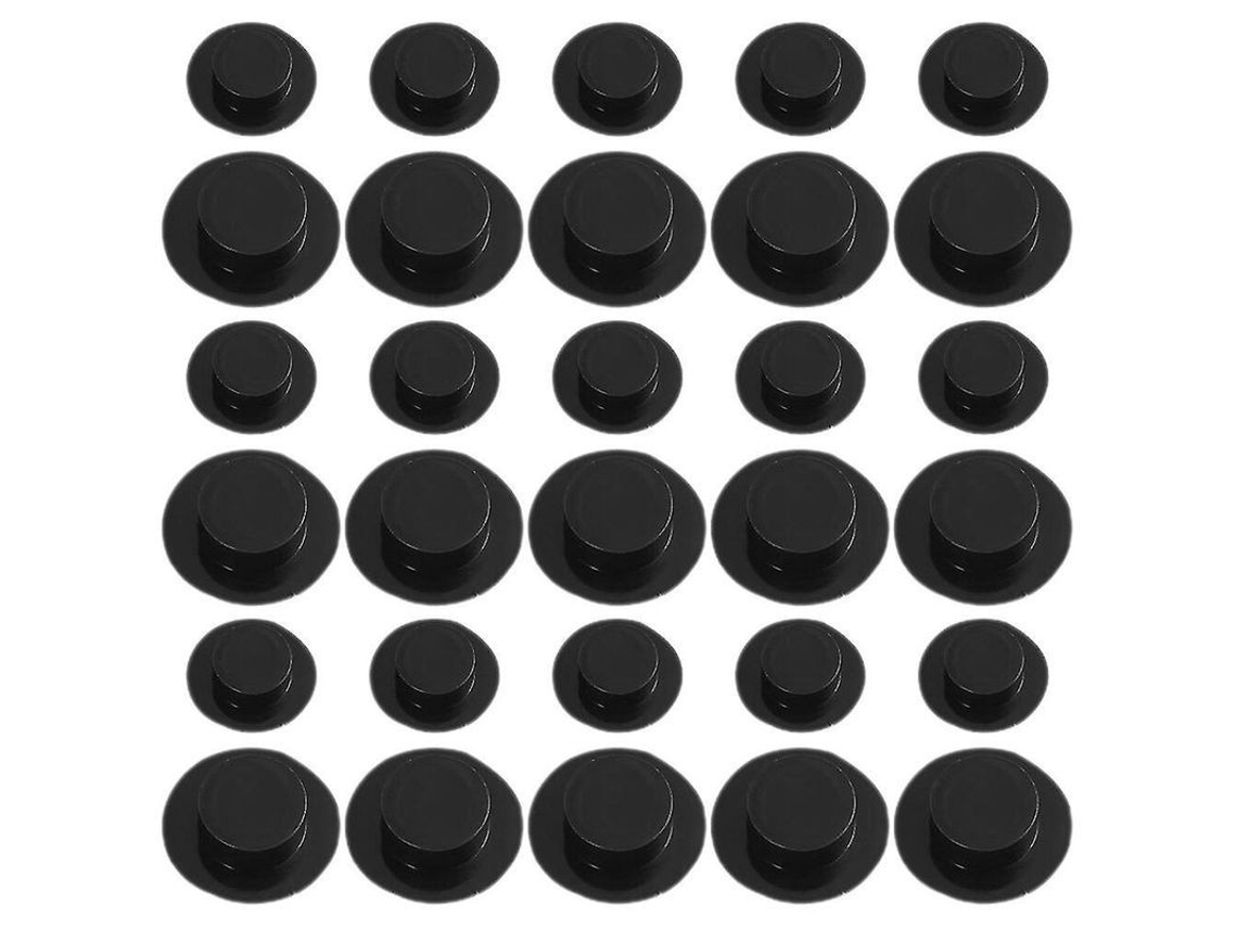 50 Sombreros En Miniatura Para Muñecas, Decoración De Sombreros Para Manualidades, Mini Sombreros De Plástico, Tamaños Surtidos