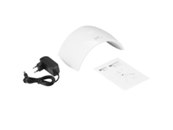 Lámpara de secado de uñas UV LED profesional Sun9c, herramienta de manicura de curado blanca