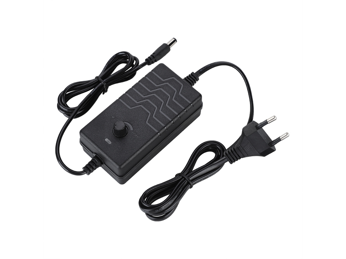 Adaptador De Corriente Regulable De 72 W Y 24-36 V Con Protecciones Para Led, Ventiladores Y Dispositivos Digitales.