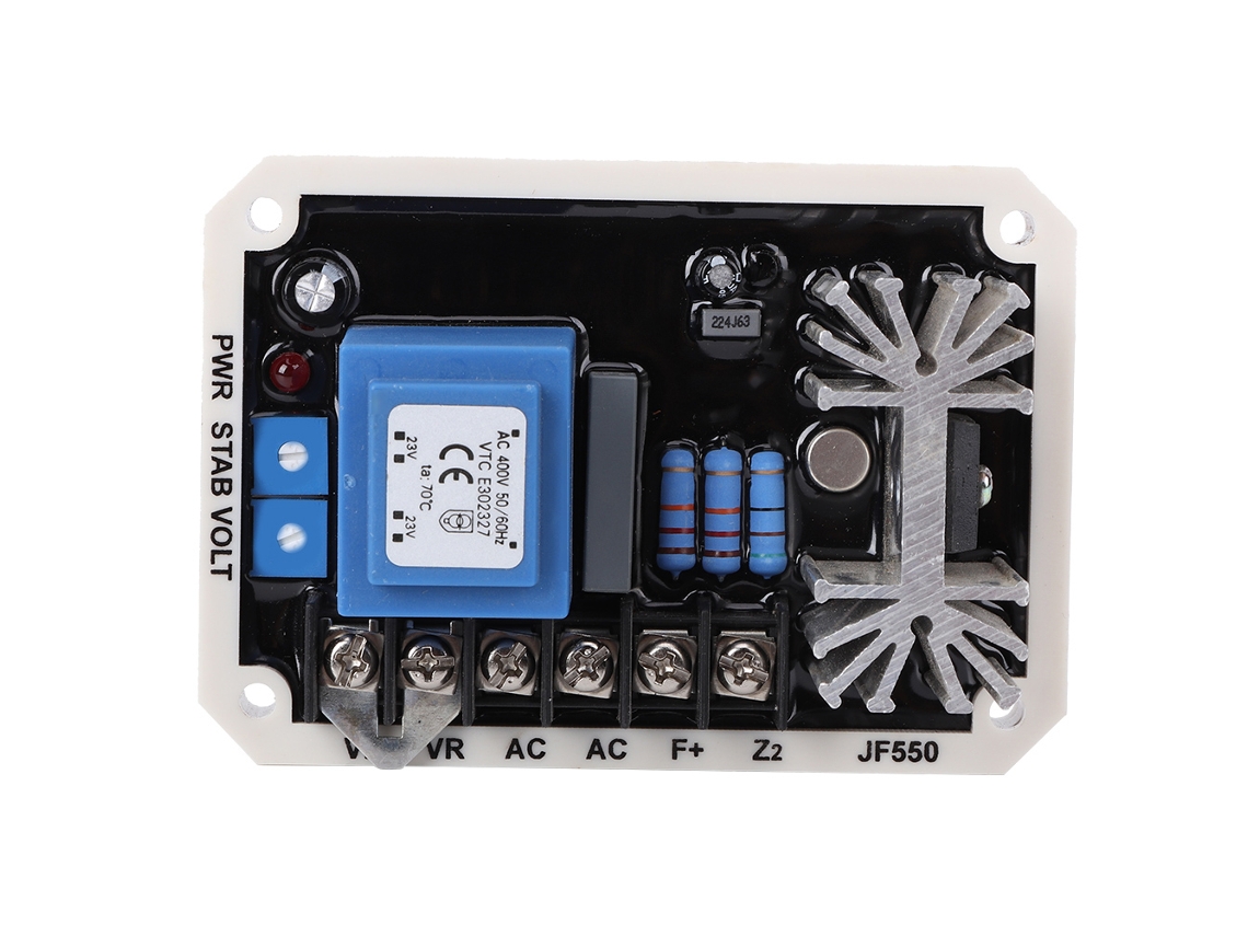 Regulador Automático De Voltaje (avr) Jf550 Para Generador Diésel Con Escobillas Y Excitación.