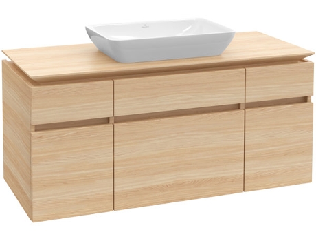 Módulo de lavabo Villeroy &amp Boch Legato B707 1200x550x500mm centrado en el lavabo