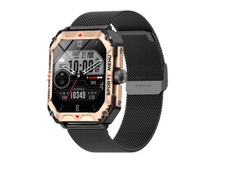 Reloj inteligente para hombre, Monitor militar saludable, voz AI, llamada Bluetooth, Fitness, reloj inteligente deportivo resistente al agua para A...