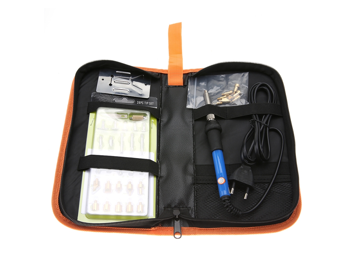 Juego De Herramientas Para Pirograbado De Madera De 60 W Con Accesorios Para Bricolaje Y Grabado.