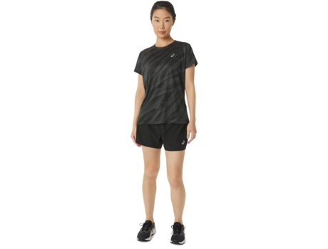 Camiseta de Mujer para Fitness ASICS Core All Over Negro (XS)