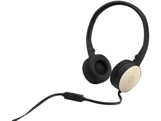 Auriculares Con Cable HP H2800 (On Ear - Multiplataforma - Dorado)