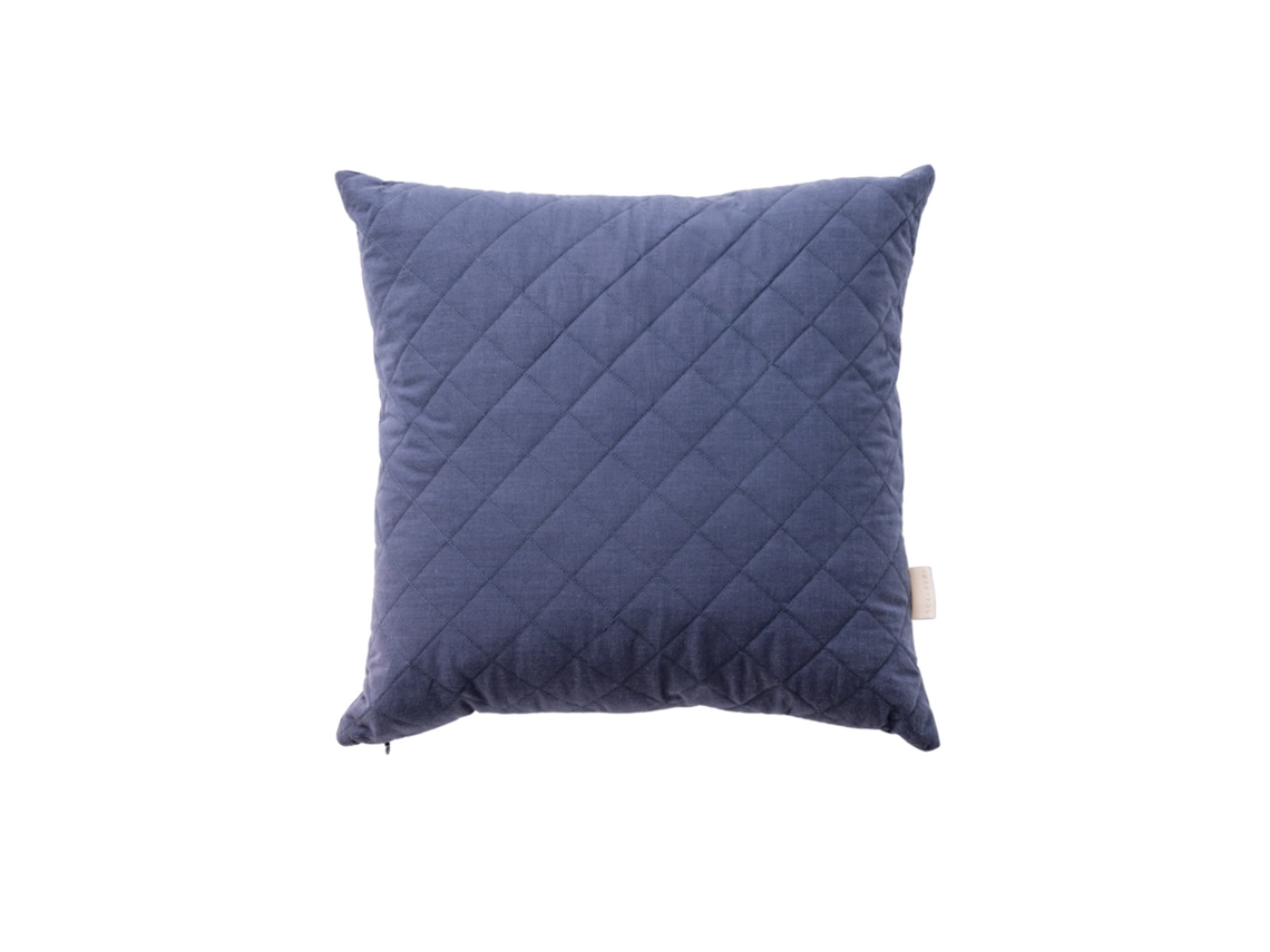 Cojín 45x45cm 100% Algodón Color Azul SCALPERS