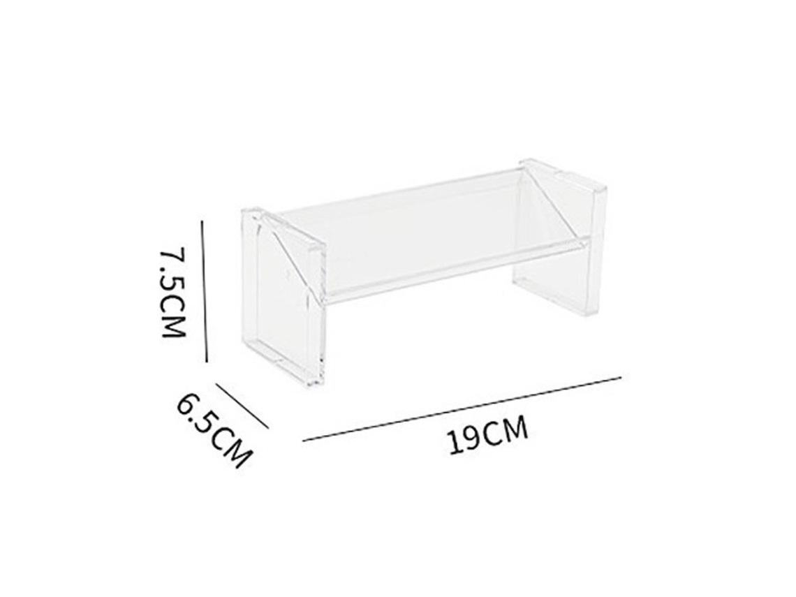 Estantes apilables de plástico para armario de baño, soporte para cosméticos Sta Jortmrd