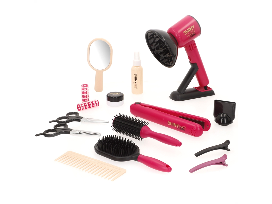 Set peluquería infantil deluxe c/secador, plancha y accesorios Beauty