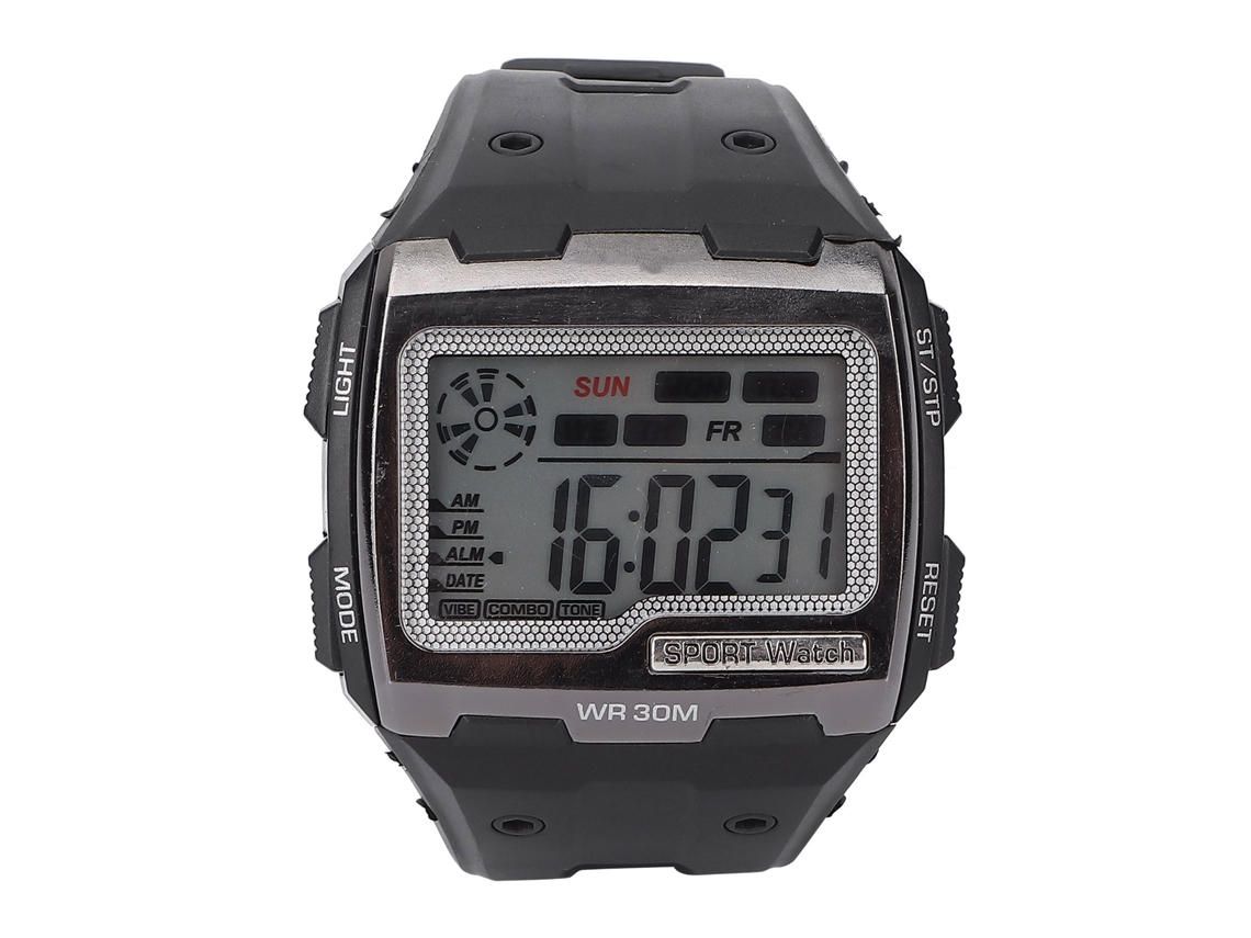 Reloj Deportivo Digital De Esfera Grande, Resistente Al Agua Y Al Aire Libre.