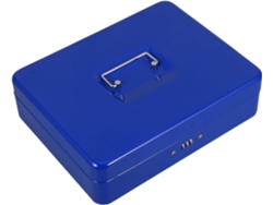 Caja Metálica Con Cerradura Y Bandeja Extraíble, Caja De Almacenamiento Compacta.