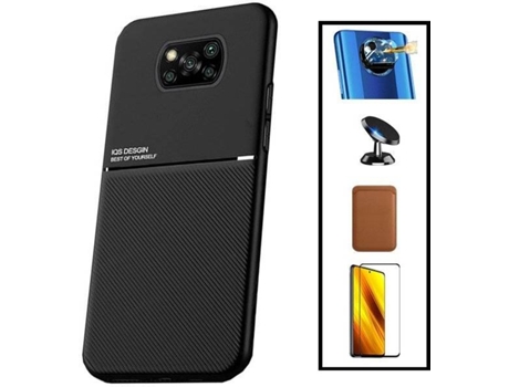 Funda y Protector Xiaomi Redmi Poco X3 Pro PHONECARE Magnetic Lux Negro