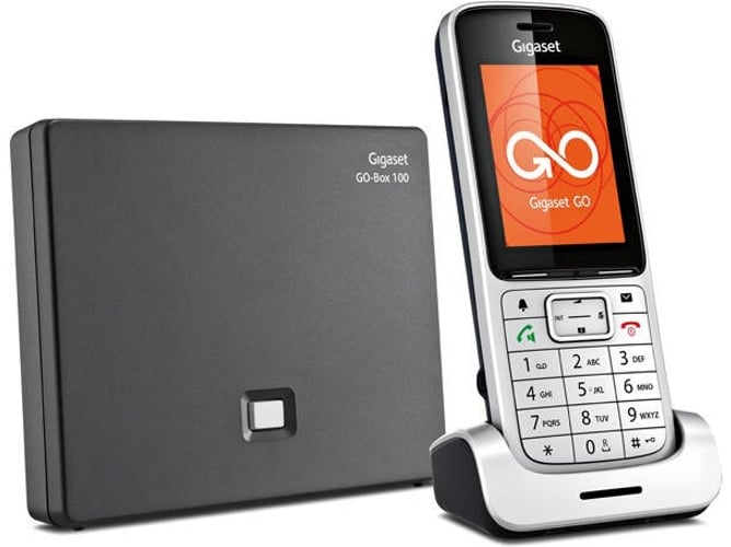 Teléfono Fijo GIGASET SL450A GO Plata