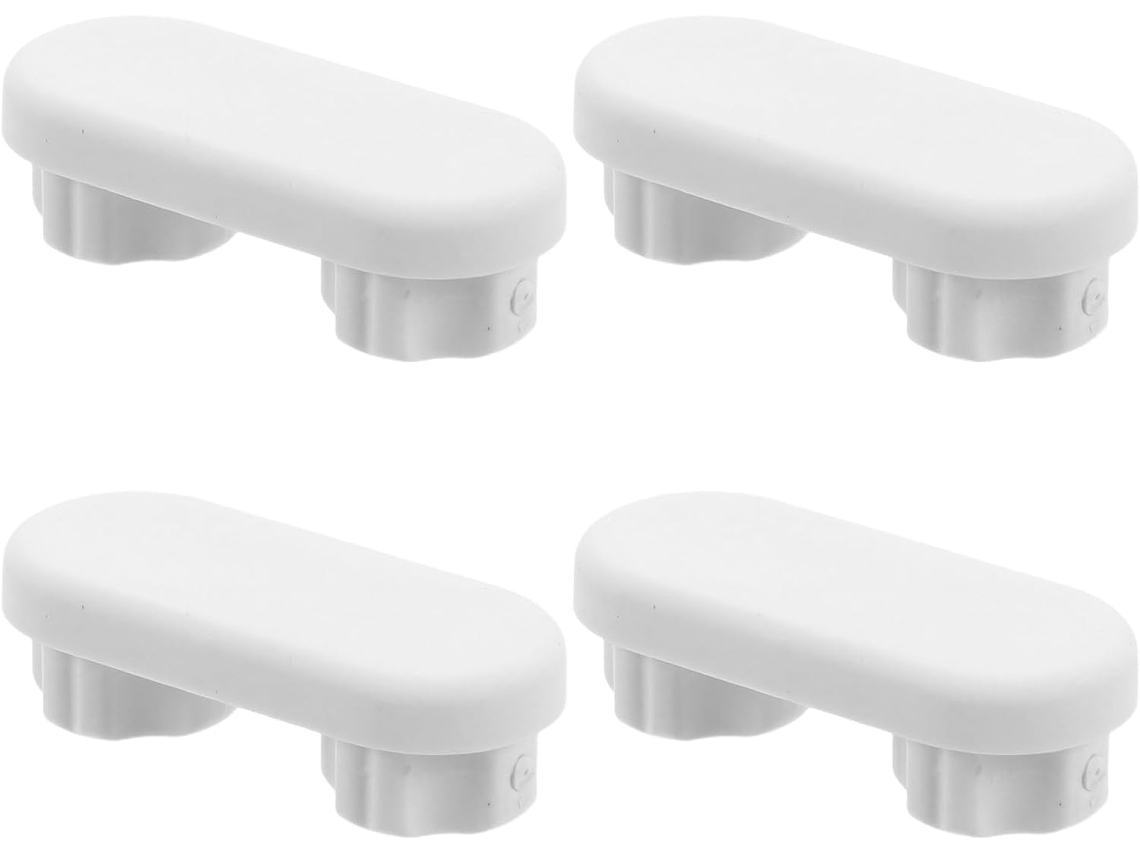Kit De Acessórios Para Banheiro Com 4 Peças: Assento E Tampa De Vaso Sanitário, Plástico Branco, Design Versátil E