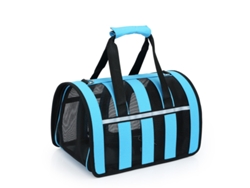 Transportadora Dobrável Para Animais Eifson Com Refletores E Bolso Lateral (azul)