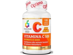 Complemento Alimentar COLOURS OF LIFE Vitamina C (120 cápsulas vegetais)