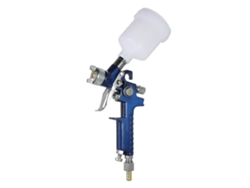 Kit De Pistola De Pintura Hvlp Mini 1,0 Mm Con Alimentación Por Gravedad Para Reparaciones De Puntos En Coches Y Pintura Automotriz