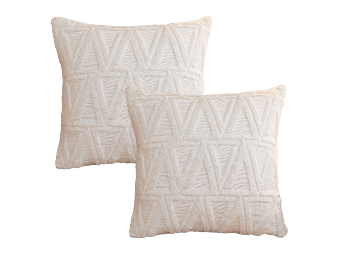 Juego De 2 Fundas De Almohada De Terciopelo Polar