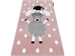 Alfombra DYWANY LUSZCZOW Petit Dolly (Rosa - 180 x 270 cm - Polipropileno)